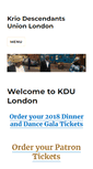 Mobile Screenshot of kdulondon.org.uk