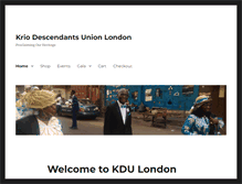 Tablet Screenshot of kdulondon.org.uk